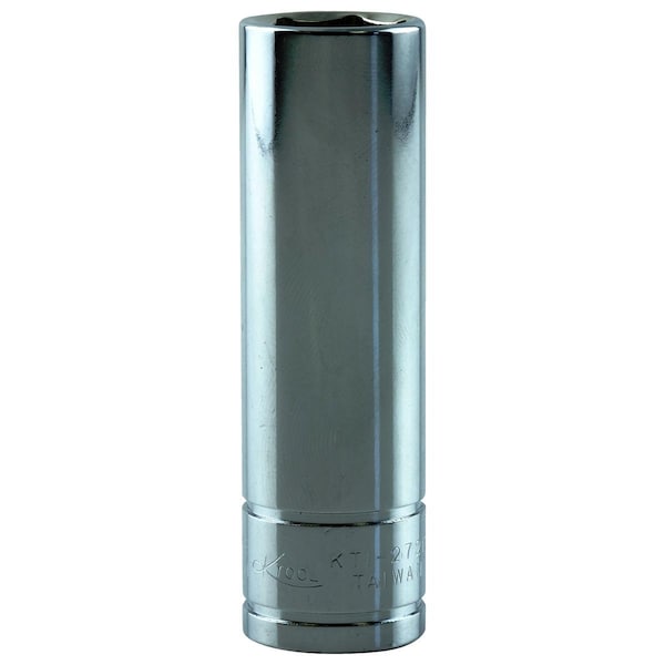 K-Tool International 3/8" Drive, 16mm Metric Socket, 6 Points, Deep 6Pt, Chrome 3/8"Dr, 16mm KTI-27216 - main